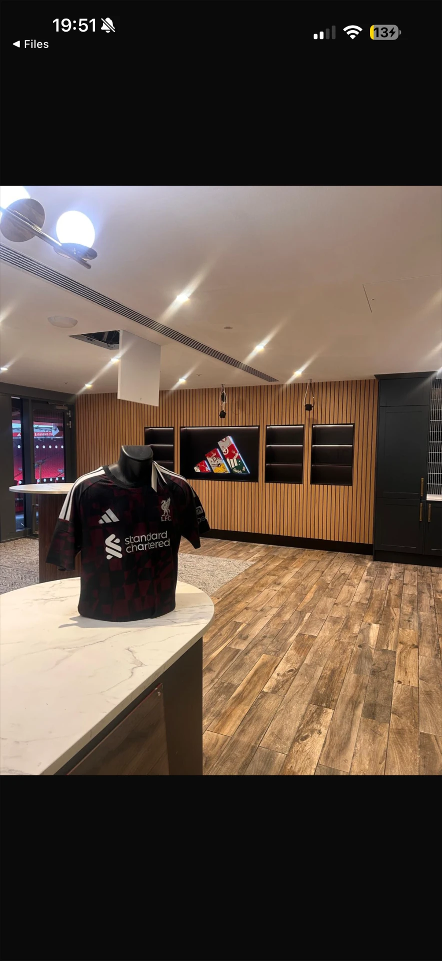 Completed premium commercial interior with display joinery and finished flooring